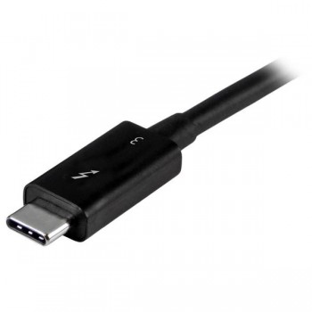 StarTech.com Cable de 0,5m Thunderbolt 3 USB-C (40Gbps) - Compatible con Thunderbolt y USB, Masculin TBLT34MM50CM