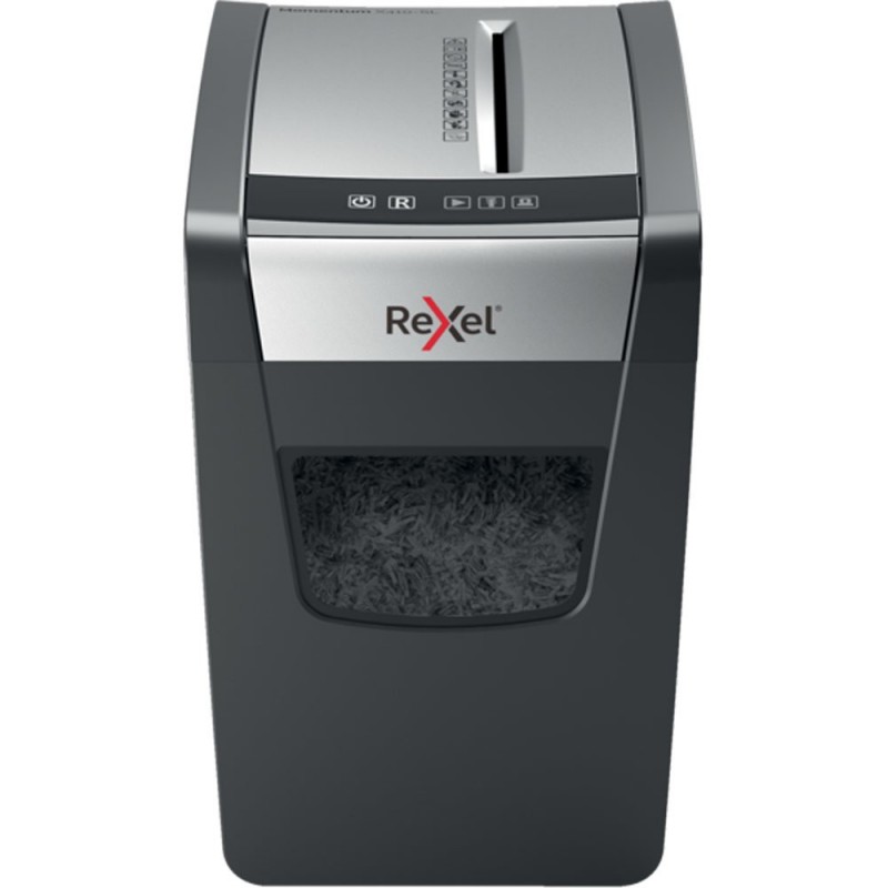 Rexel Momentum X312-SL triturador de papel Particle-cut shredding Negro, Gris 2104574EU