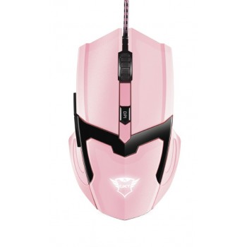 Trust GXT 101P Óptico 4800 DPI Negro, Rosa 23093