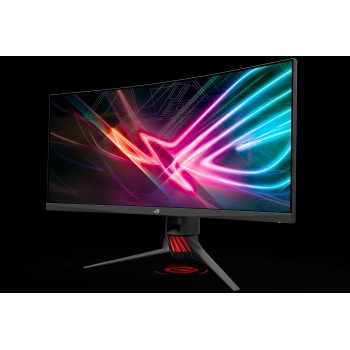 Asus - 35 - UltraWide Quad HD - VA - 4 ms - Negro, Gris, Rojo - 90LM03Q0-B01170