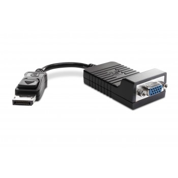 HP Adaptador DisplayPort a VGA, 0,2 m, DisplayPort, VGA (D-Sub), Macho, Hembra, Cobre F7W97AA