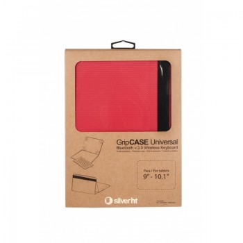 SilverHT Funda Universal Gripcase + Teclado (9`` - 10.1``) Bluetooth v3.2 19145