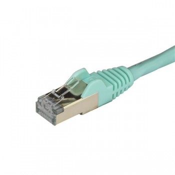StarTech.com Cable de 2m de Red Ethernet RJ45 Cat6a Blindado STP - Cable sin Enganche Snagless - Agu 6ASPAT2MAQ