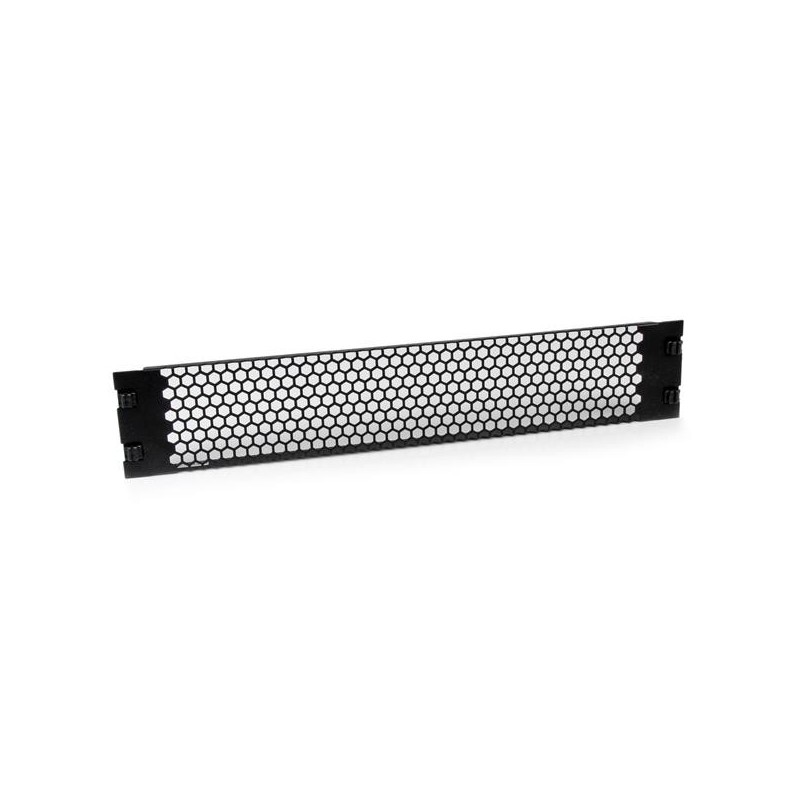 StarTech.com Panel Ciego de Relleno 2U para Armario Rack - Panel de Ventilación de Instalación sin H RKPNLTL2UV