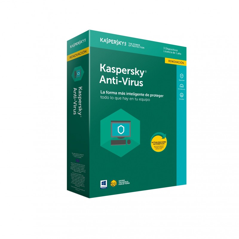 Kaspersky Lab KL1171S5CFR-9, 3, 1 año(s), Full license, Descarga