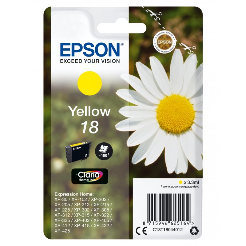Epson C13T18044012 Amarillo C13T18044012