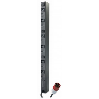APC Rack PDU Basic Zero U, Negro, IEC 309 32A 3P+N+PE, - (3) IEC 320 C13 - (6) IEC 320 C19, 1,83 m,  AP7555A