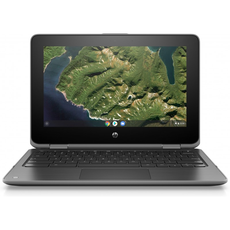 HP Chromebook x360 11 G2 EE Gris - 11.6" - 1366x768 táctil - Intel Celeron N4000 - 4GB - 32 GB Flash 6MQ94EAABE