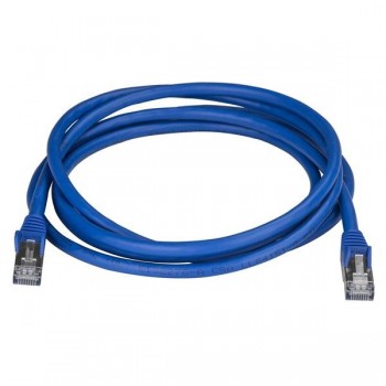 StarTech.com Cable de 2m de Red Ethernet RJ45 Cat6a Blindado STP - Cable sin Enganche Snagless - Azu 6ASPAT2MBL