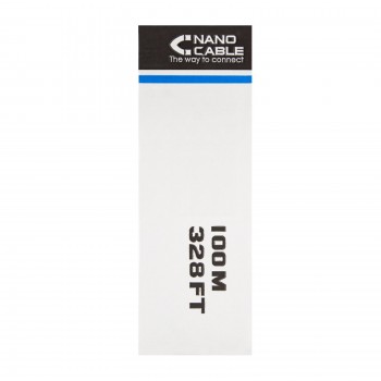 BOBINA UTP 100M CAT.5 FLEXIBLE GRIS NANOCABLE 10.20.0302-FLEX