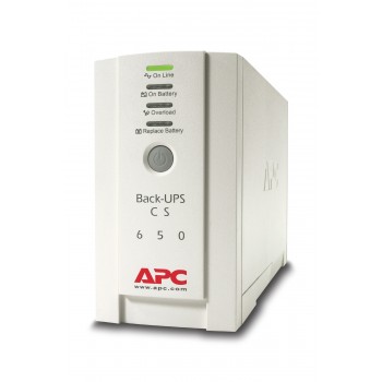 APC Back-UPS CS 650 - UPS ( externa ) - CA 230 V - 400 vatios - 650 VA - RS-232, USB - 4 conector es BK650EI