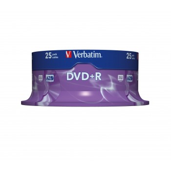 Verbatim DataLifePlus - 25 x DVD+R 4.7 GB 16x - eje - soportes de almacenamiento 43500