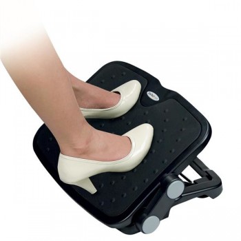 StarTech.com Descansapiés Ajustable para Debajo del Escritorio o Mesa - Descansapiés Ergonómico de Á FTRST1