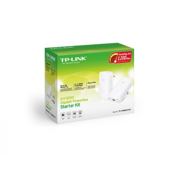 TP-LINK AV1200, 1200 Mbit s, IEEE 802.3,IEEE 802.3ab,IEEE 802.3u, Gigabit Ethernet, 10,100,1000 Mbit TL-PA8010 KIT