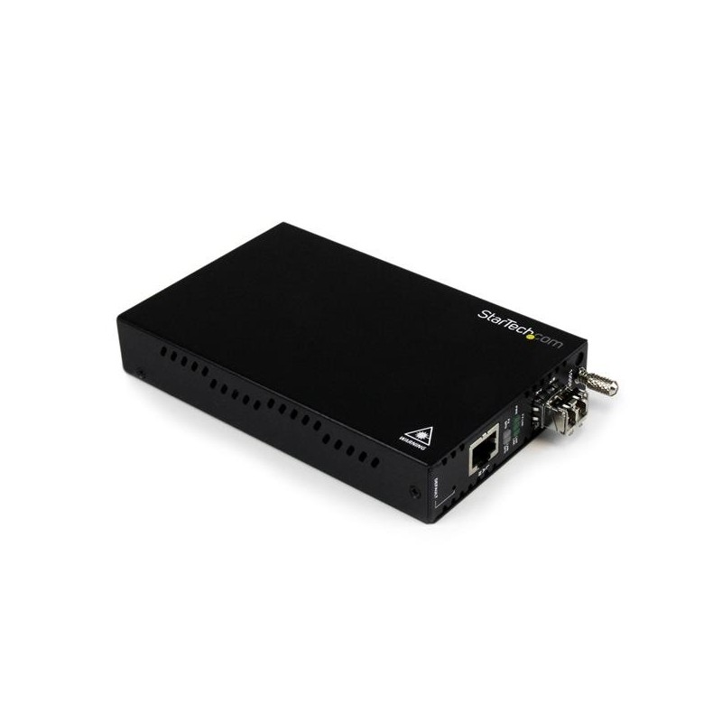 StarTech.com Conversor de Medios de Fibra Ethernet Gigabit con OAM Administrado - Multimodo LC 550m  ET91000LCOAM