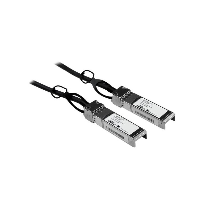 StarTech.com Cable 1m de Red Twinax Pasivo Cobre SFP+ 10 Gigabit Ethernet Direct Attach Conexión Dir SFPCMM1M