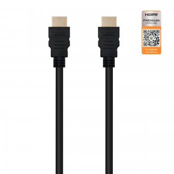 Nanocable HDMI V2.0, 1m, 1 m, HDMI Type A (Standard), HDMI Type A (Standard), 3840 x 2160 Pixeles, 3 10.15.3601
