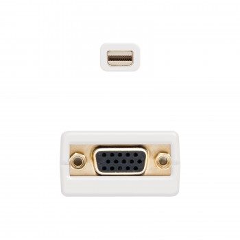 CABLE NC CONV. SVGA A MINI DP H-M 15CM B 10.16.0202-W