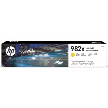 Cartucho PageWide 982X Original de alta capacidad amarillo T0B29A