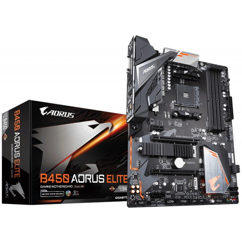 PLACA GIGABYTE B450 AORUS ELITE GAB45ARSE-00-G