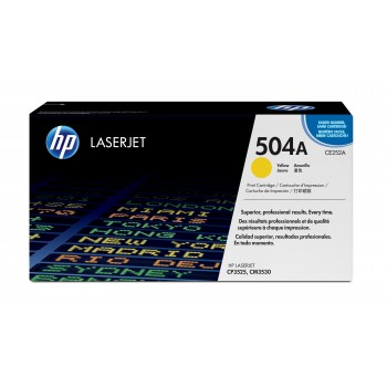 Cartucho de tóner original LaserJet 504A amarillo CE252A