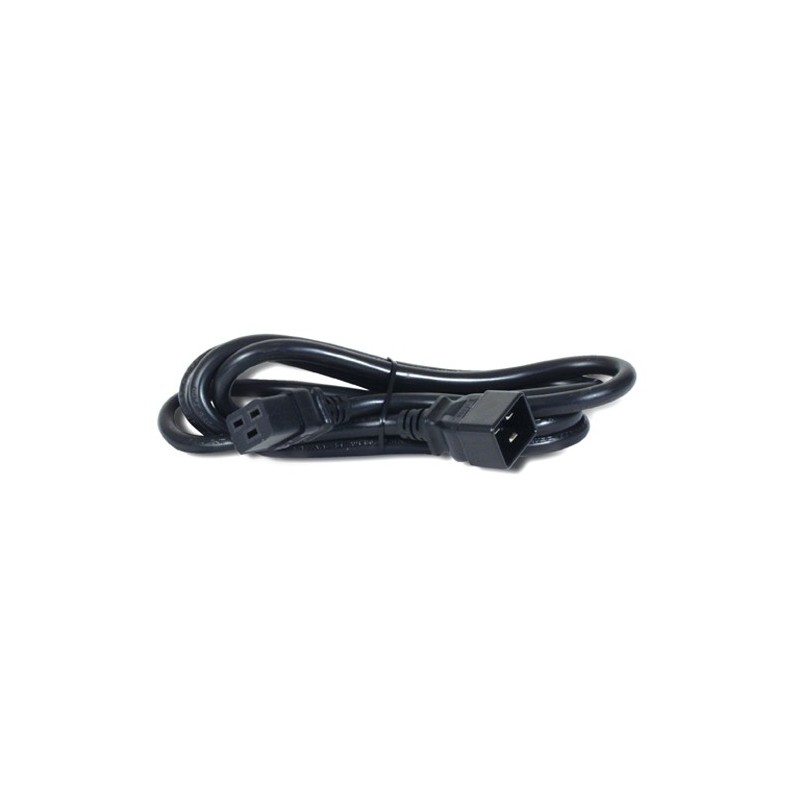 APC AP9877, 1,98 m, Macho Macho, C19 acoplador, C20 acoplador, 20 A, Negro