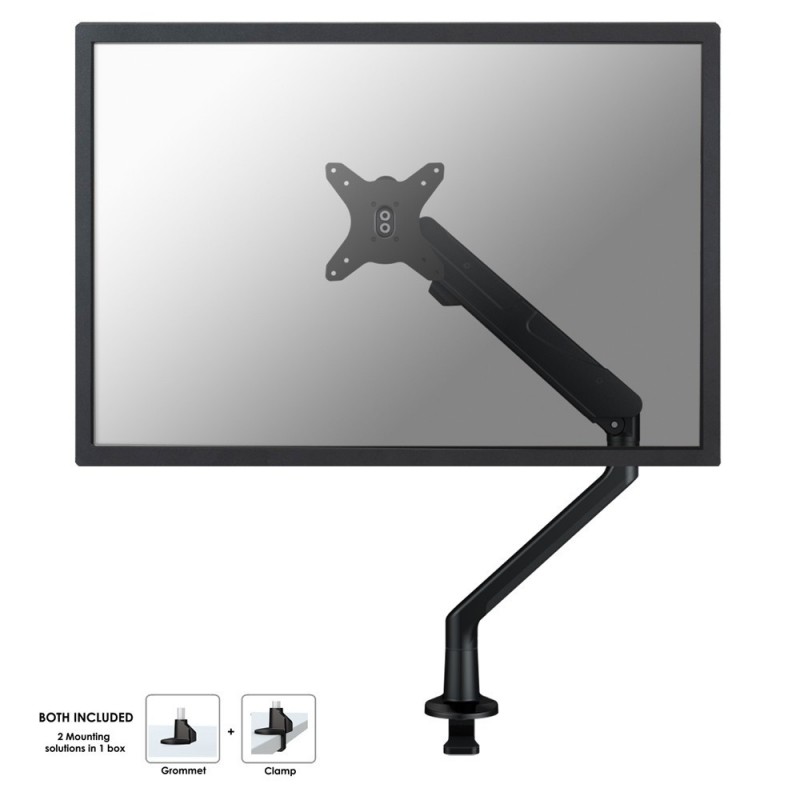 Newstar NM-D900BLACK, 10 kg, 25,4 cm (10"), 76,2 cm (30"), 100 x 100 mm, Ajustes de altura, Negro