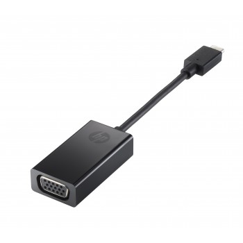 HP USB Type-C - D-Sub - Adaptador de vídeo externo - USB Type-C - D-Sub - negro - para Chromebook 13 N9K76AAAC3
