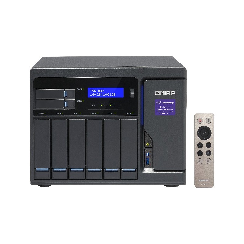 QNAP TVS-882, i5-6500, DDR4, M.2, Serial ATA III,  TVS-882-I5-16G