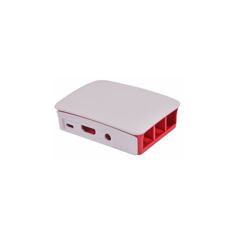 RASPBERRY Caja para Raspberry Pi 3 Oficial, Rojo y blanco 9098132