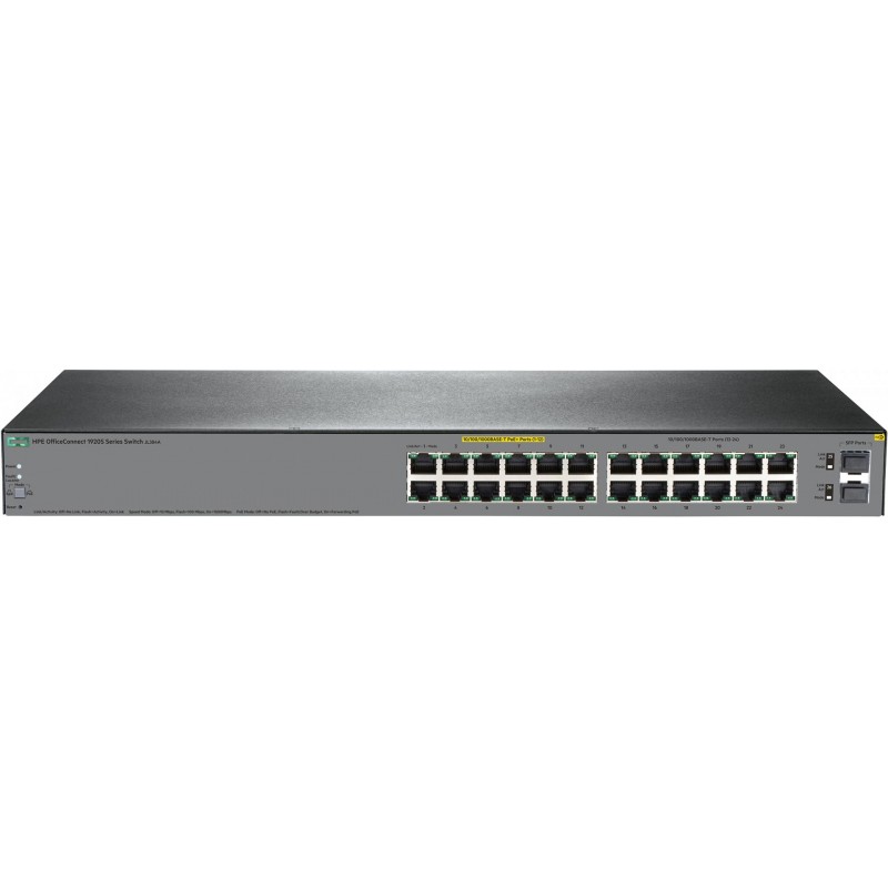 OfficeConnect 1920S 24G 2SFP PPoE+ 185W JL384AABB