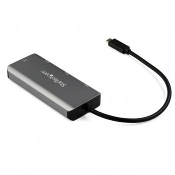 StarTech.com Hub USB-C de 4 Puertos - 10Gb - Alimentado - 2xUSB-A 2xUSB-C HB31C2A2CB