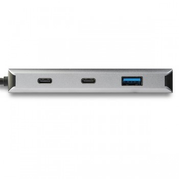 StarTech.com Hub USB-C de 4 Puertos - 10Gb - Alimentado - 2xUSB-A 2xUSB-C HB31C2A2CB