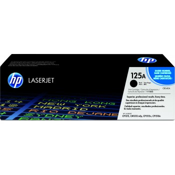 Cartucho de toner original LaserJet HP 125A negro CB540A