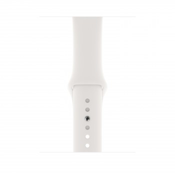 Apple Watch Series 5 GPS + 4G - 44mm Color Aluminio Plata con correa de color Blanco MWWC2TY A