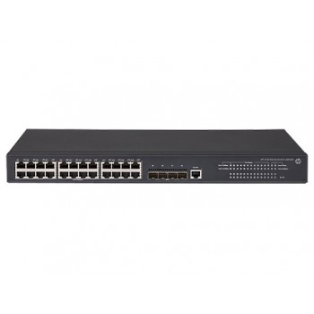 HP 5130-24G-4SFP+ EI 24 puertos RJ-45 Negro JG932AABB JG932AABB