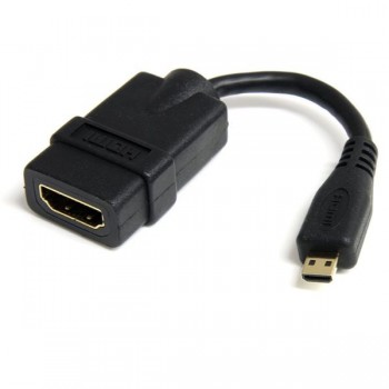 StarTech.com Cable de 12cm Adaptador HDMI de alta  HDADFM5IN