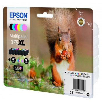 Epson Multipack 6-colours 378XL Claria Photo HD Ink C13T37984020