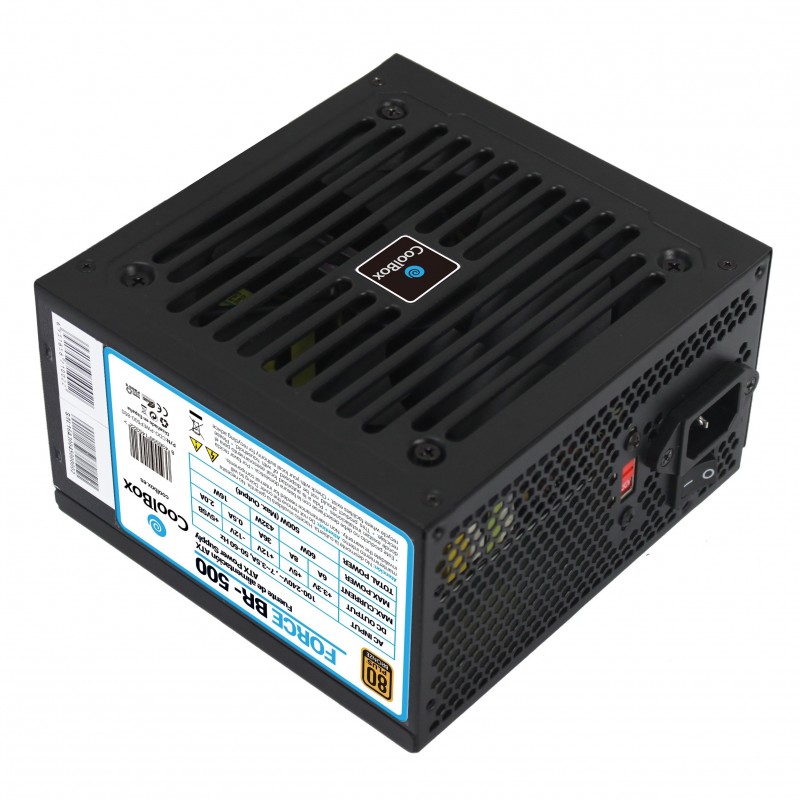 COOLBOX Force BR-500 - 500 W - 80 PLUS Bronze COO-PWEP500-85S