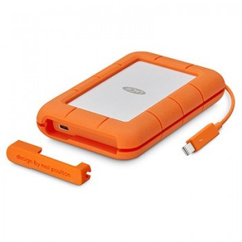 Lacie Rugged Thunderbolt USB-C 4TB USB Tipo C 3.0 (3.1 Gen 1) y ThunderBolt Versión 1 Naranja STFS4 STFS4000800