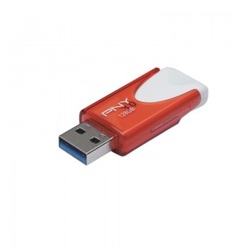 PNY Technologies Attaché 4 3.0 128GB 128GB USB 3.0 (3.1 Gen 1) Rojo, Blanco FD128ATT430-EF