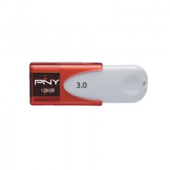PNY Technologies Attaché 4 3.0 128GB 128GB USB 3.0 (3.1 Gen 1) Rojo, Blanco FD128ATT430-EF
