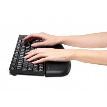 Kensington ERGOSOFT WR STANDARD - Reposamuñecas de teclado - negro K52799WW