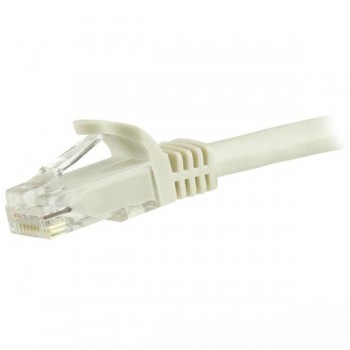 StarTech.com Cable de Red Ethernet Cat6 Snagless de 3m Blanco - Cable Patch RJ45 UTP - 1 x RJ-45 Mac N6PATC3MWH