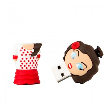 PENDRIVE TECH ONE TECH SEVILLITA COLOR ESPECIAL 16GB USB 2.0 TEC5125-16
