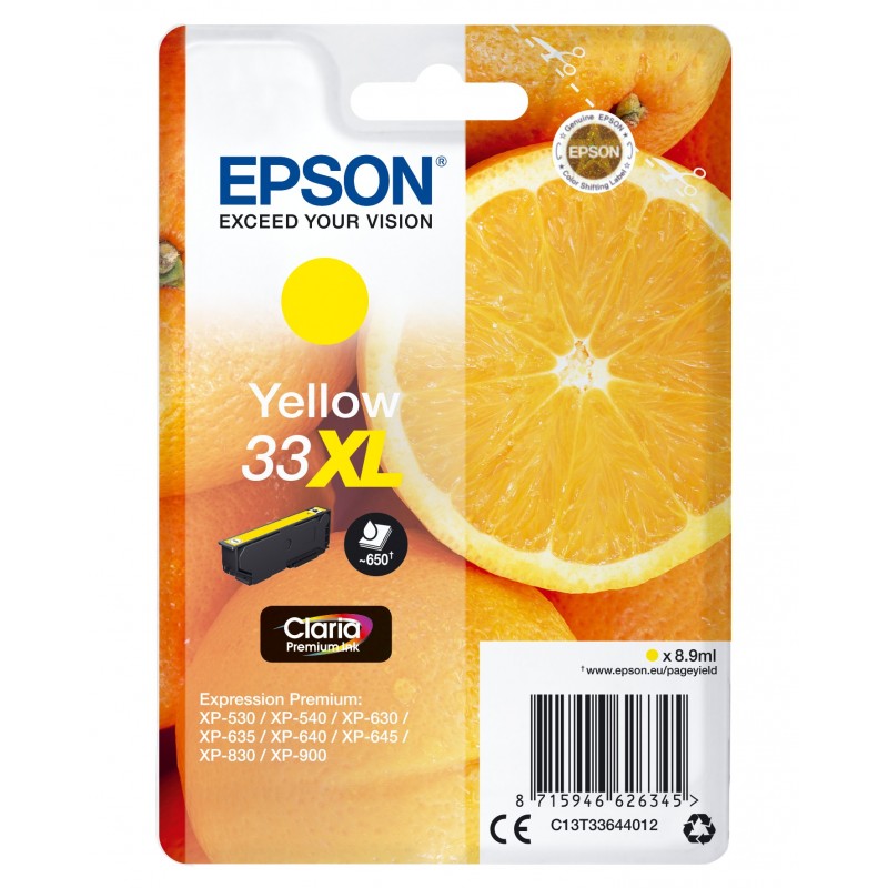 Epson C13T33644012 Amarillo C13T33644012