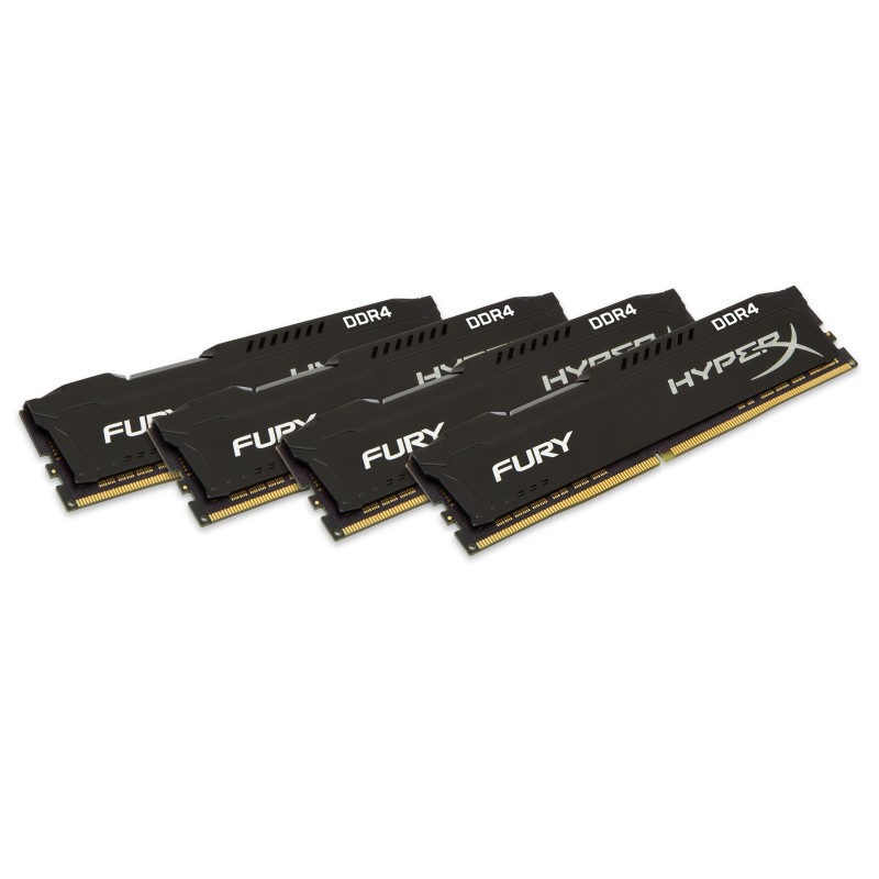 HyperX FURY Black 16GB DDR4 2400MHz HX424C15FBK4 16