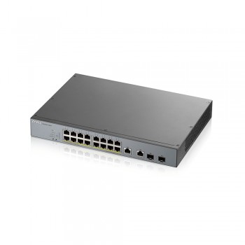 Zyxel GS1350-18HP-EU0101F switch Gestionado L2 Gigabit Ethernet (10 100 1000) Gris - PoE