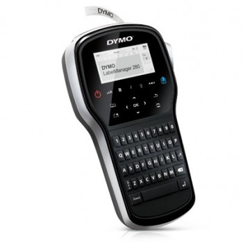 DYMO LabelManager 280, LCD, D1, 6, 9, 12 mm, Transferencia térmica, Negro, Plata, QWERTY S0968920