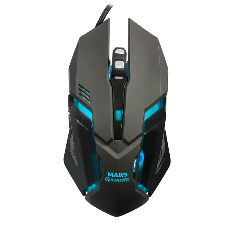 MARS GAMING MRM0 Óptico 4000 DPI Negro